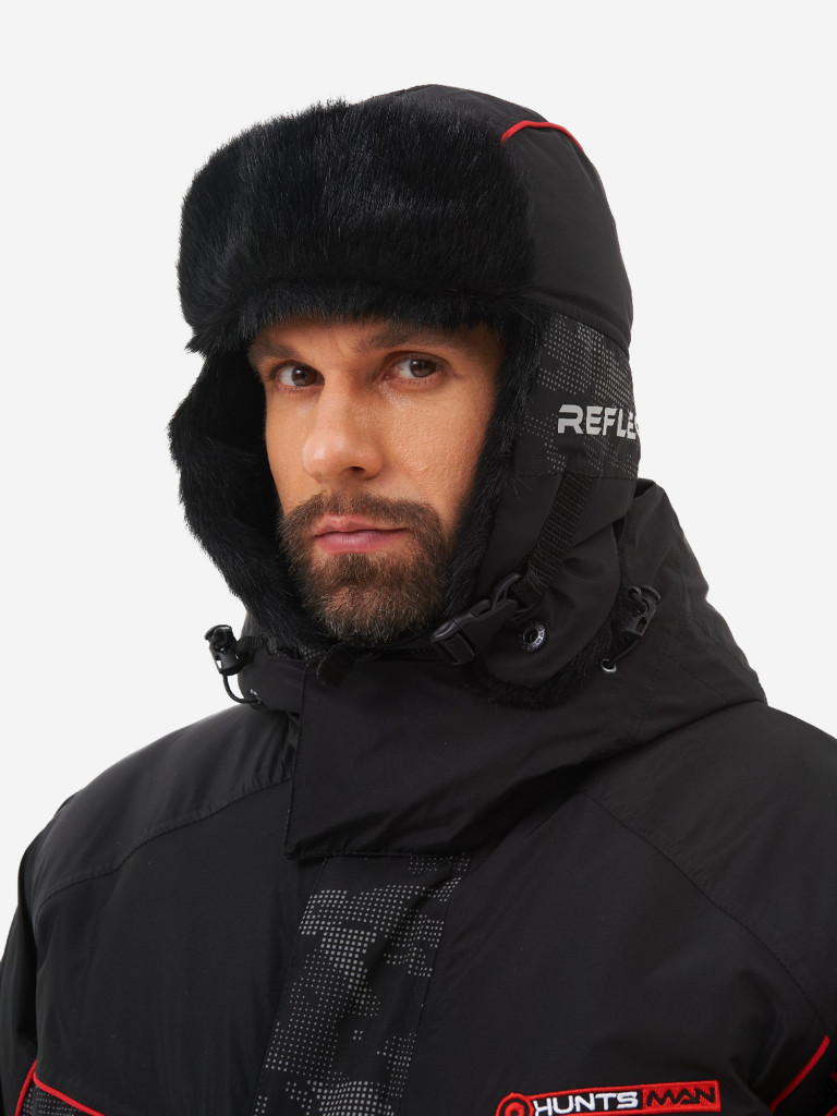 Шапка-ушанка зимняя мужская Huntsman Reflect Reflex Membrane