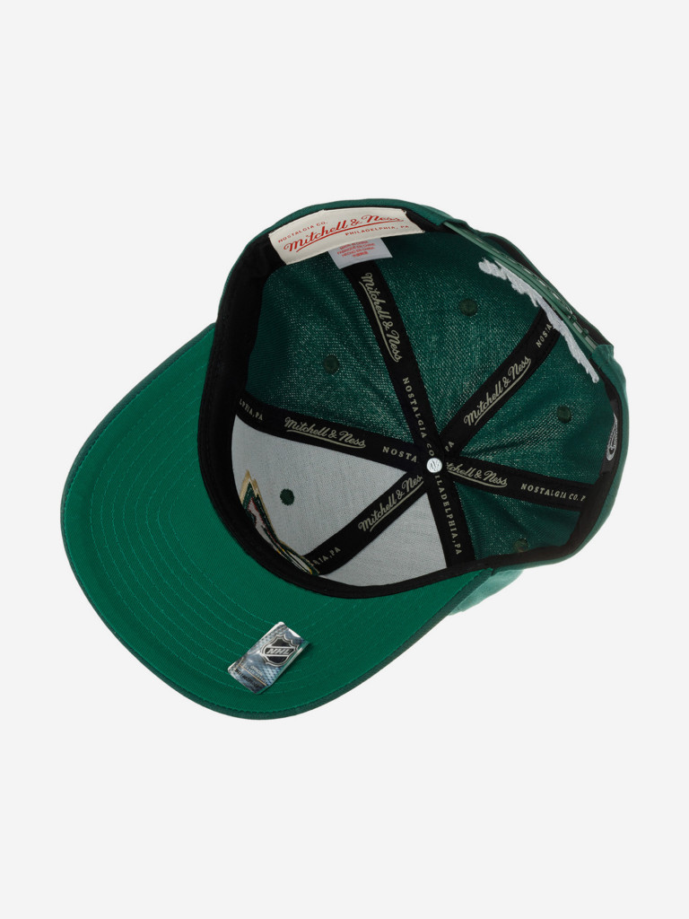 Бейсболка MITCHELL NESS HHSS5370-MWIYYPPPHNGN Minnesota Wild NHL (зеленый)