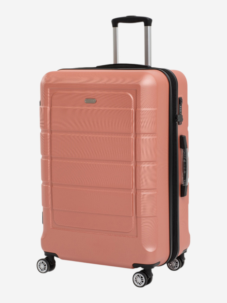 Чемодан на колесах M розовый Feelway