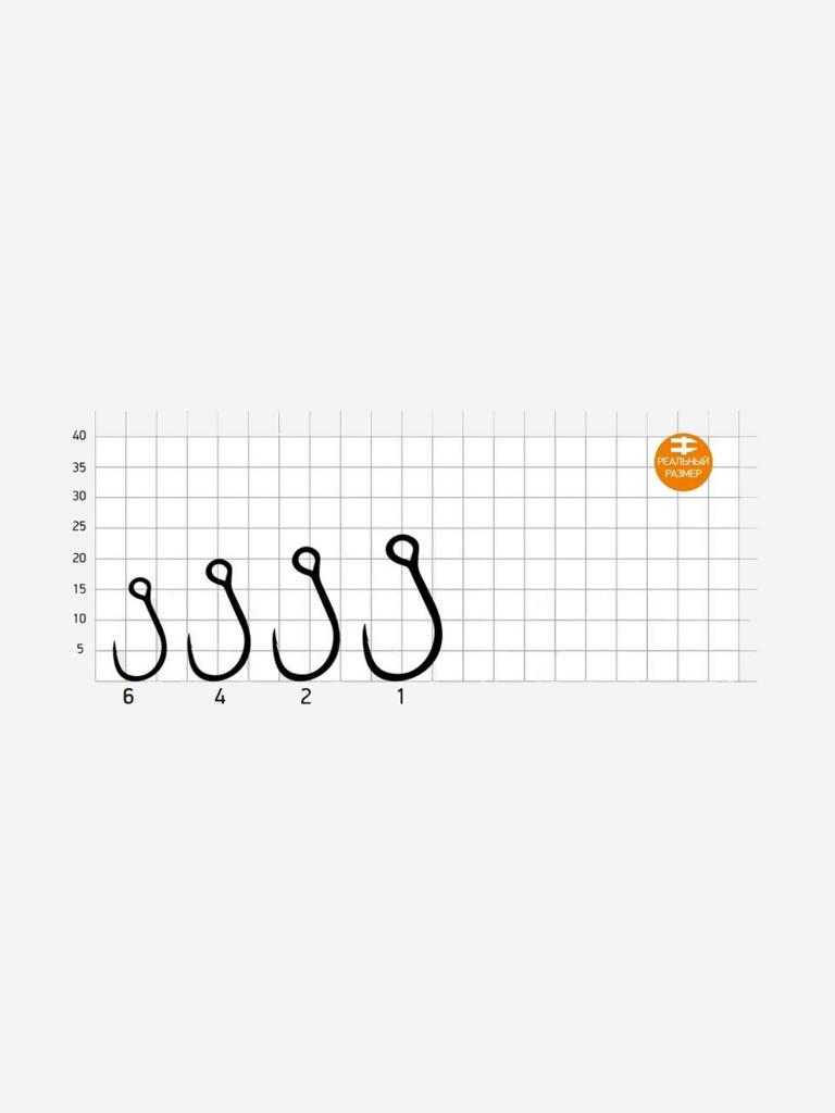 Крючки для рыбалки одинарные Saikyo SSBL075-BN IN-LINE EYE BARBLESS (1 упк. по 10 шт.)
