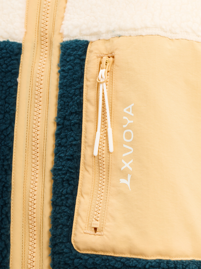 Толстовка из шерпы XVOYA COZY зеленая