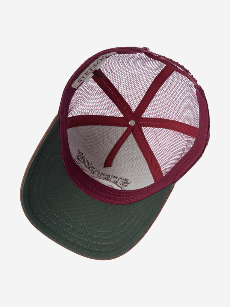Бейсболка с сеточкой STETSON 7751152K TRUCKER CAP GREAT PLAINS (бежевый)