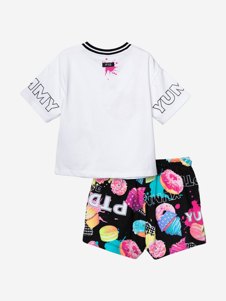 Комплект для девочек: футболка, шорты PlayToday