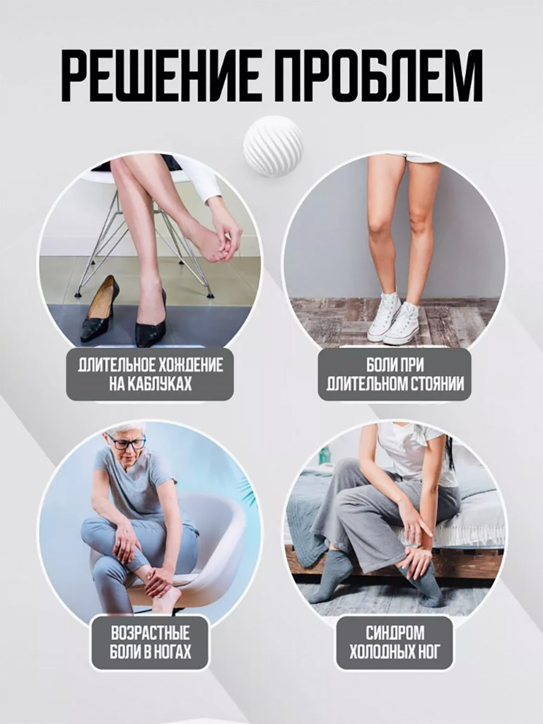 Массажер для ног роликовый SENNE, с подогревом и компрессией