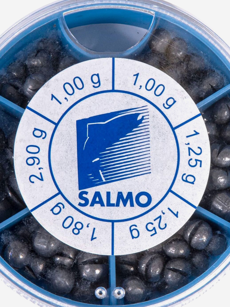 Набор грузил для поплавочной ловли крупная дробь Salmo ДРОБИНКА 120г, 10 наборов