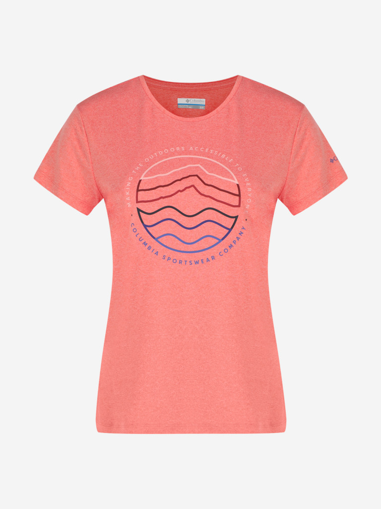 Футболка женская Columbia Sloan Ridge Graphic Ss Tee