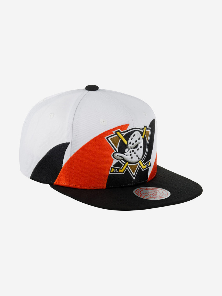 Бейсболка с прямым козырьком MITCHELL NESS 6HSSSH22088-ADUWHIT Anaheim Ducks NHL