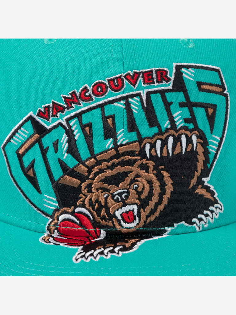 Бейсболка с прямым козырьком MITCHELL NESS HS10046-VGRTEAL Vancouver Grizzlies NBA (голубой)