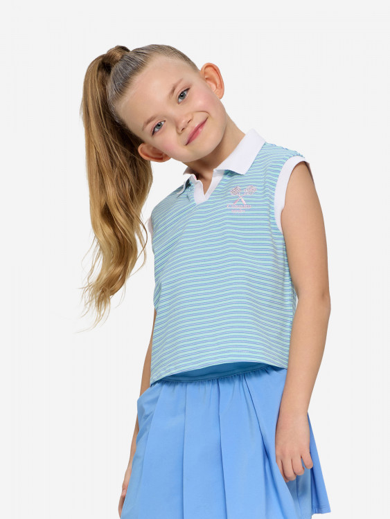 Футболка-поло спортивная для девочки Choupette