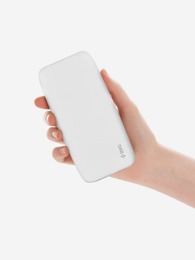 Внешний аккумулятор TTEC ChargeUp 10000mAh Powerbank. Цвет: белый