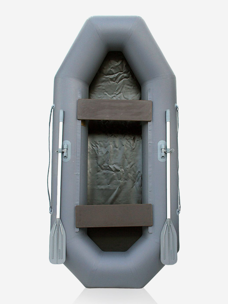 Лодка ПВХ "Чирок-260" (без слани), серая