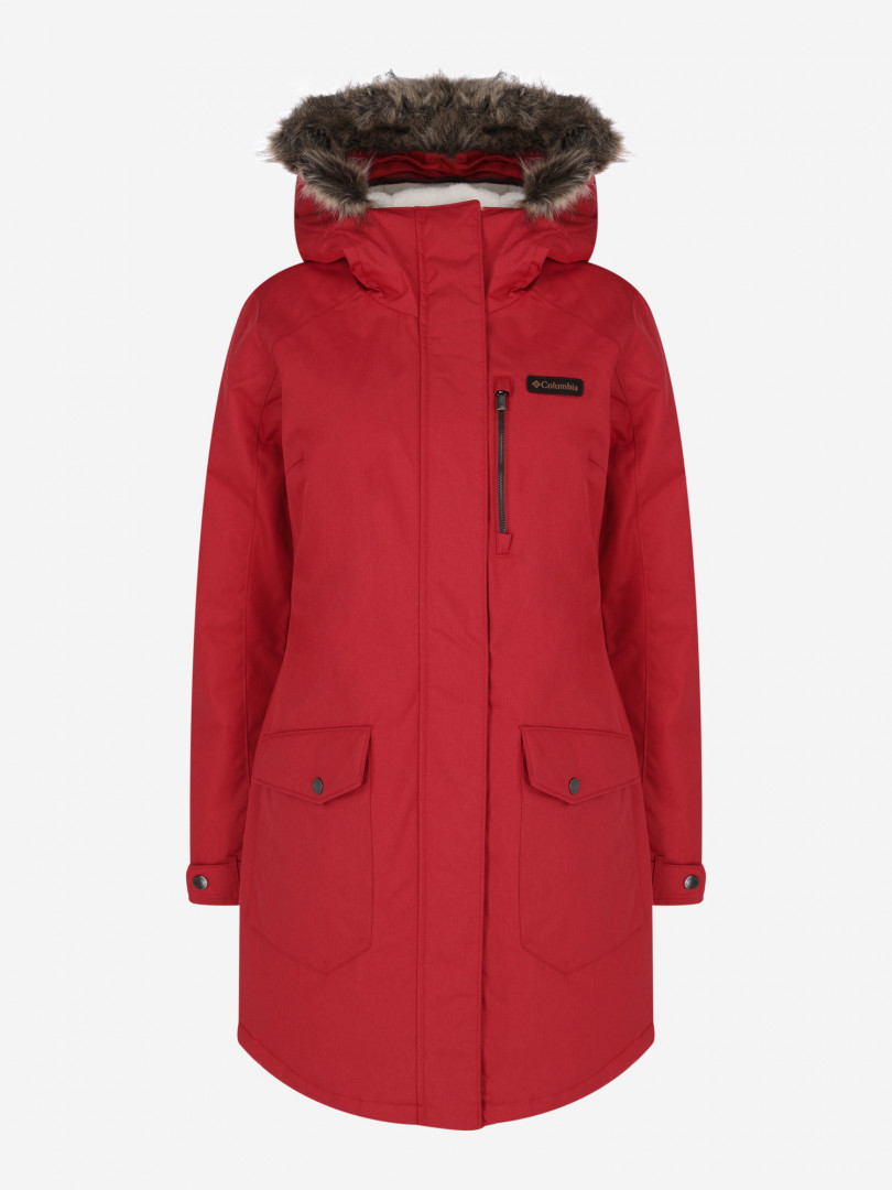Куртка утепленная женская Columbia Suttle Mountain Long Insulated Jacket Красный 12389₽