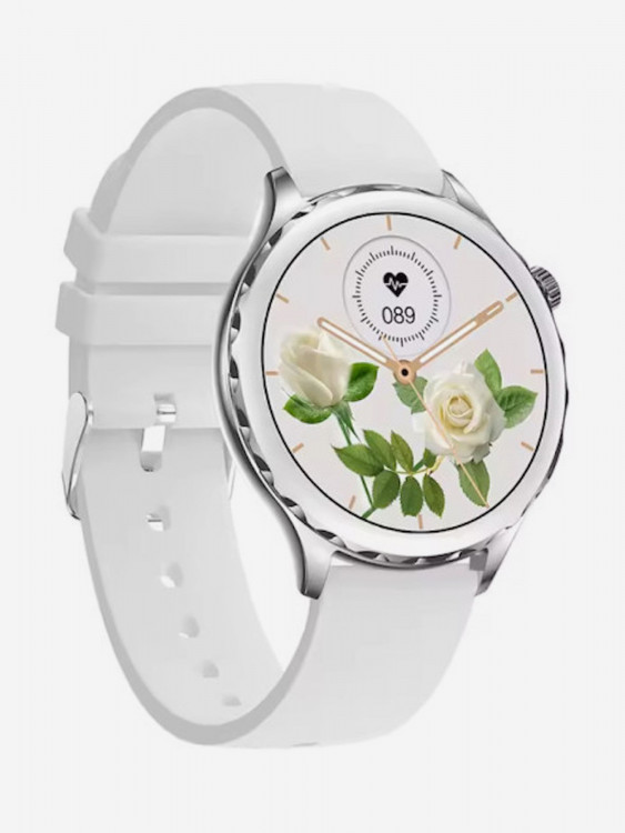 Смарт-часы CheckME Smart CMSAK43SW с хронографом, шагомером, измерением кислорода в крови, фитнес-трекером