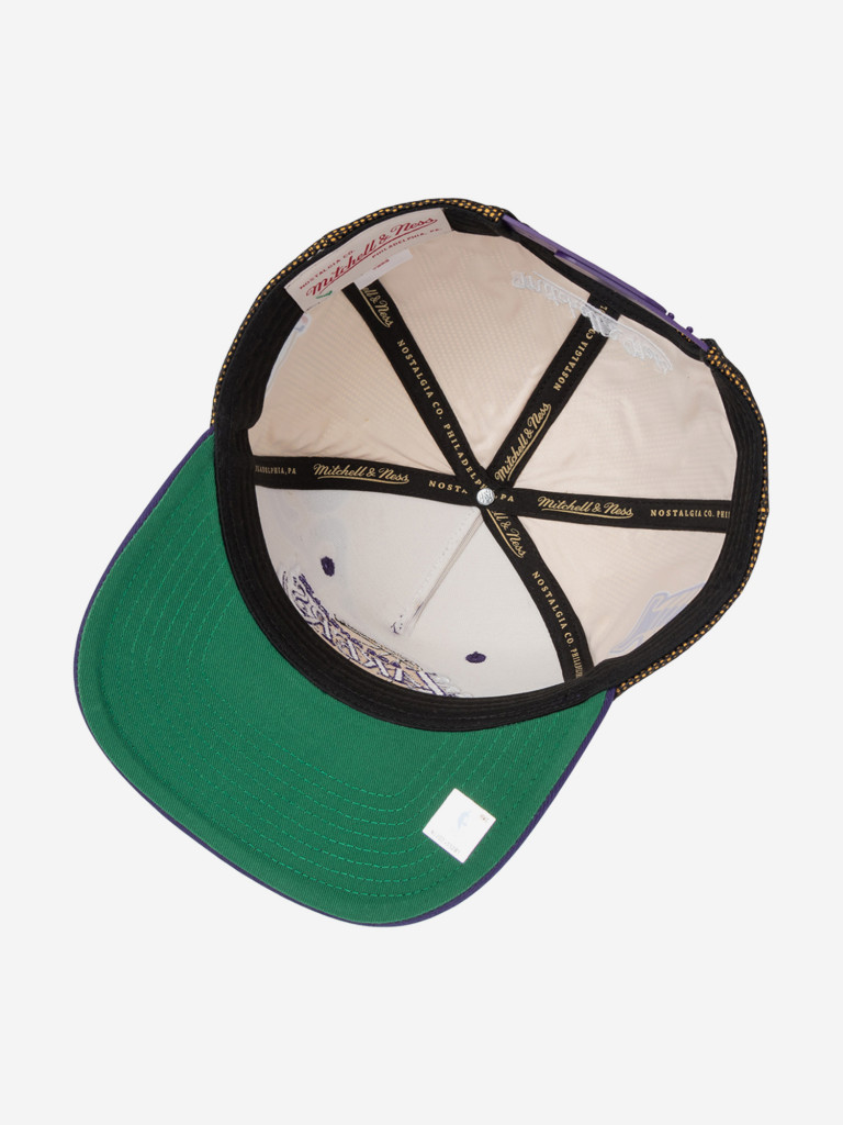 Бейсболка с сеточкой MITCHELL NESS HT11505-LALPURP Los Angeles Lakers NBA (фиолетовый)