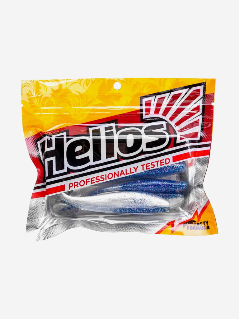 Мягкая приманка Helios Zander, 4" / 10,2 см, Blue Pearl, 5 штук (HS-36-049)