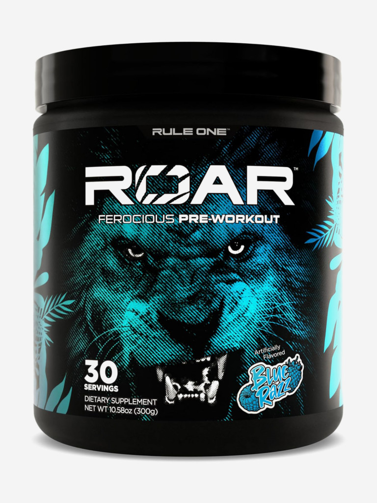 Предтренировочный комплекс Rule 1 ROAR, 300 г, Голубая Малина