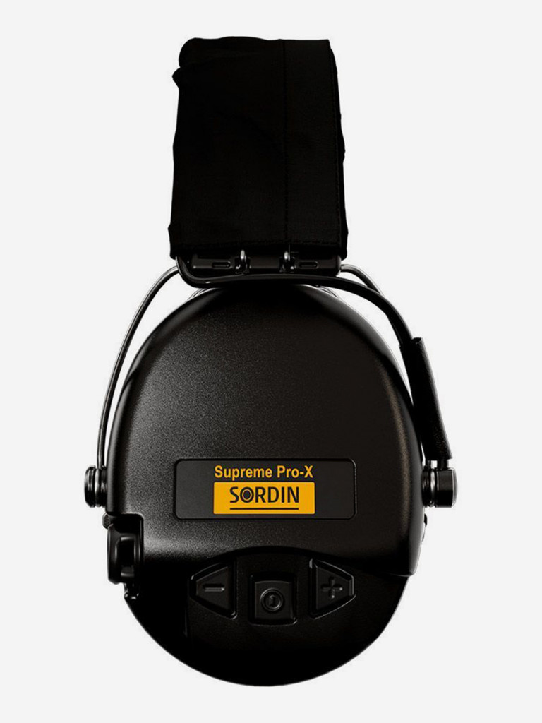 Активные наушники для стрельбы Sordin MSA Supreme Pro-X, фонарик, SNR 25dB, NRR 19dB, черный