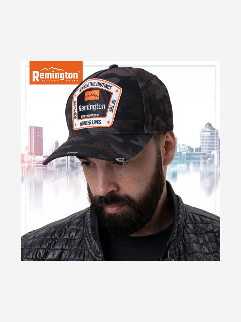 Бейсболка Remington Baseball Cap Trucks Black Camo