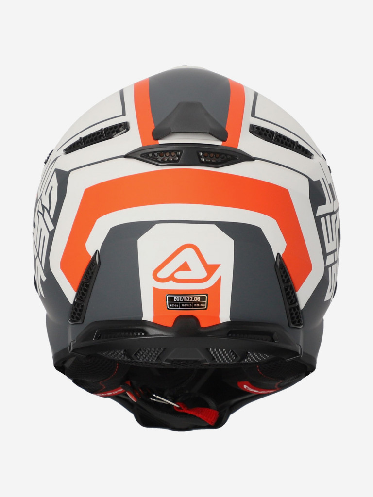 Мотошлем кроссовый взрослый Acerbis PROFILE 5 22-06 White/Orange