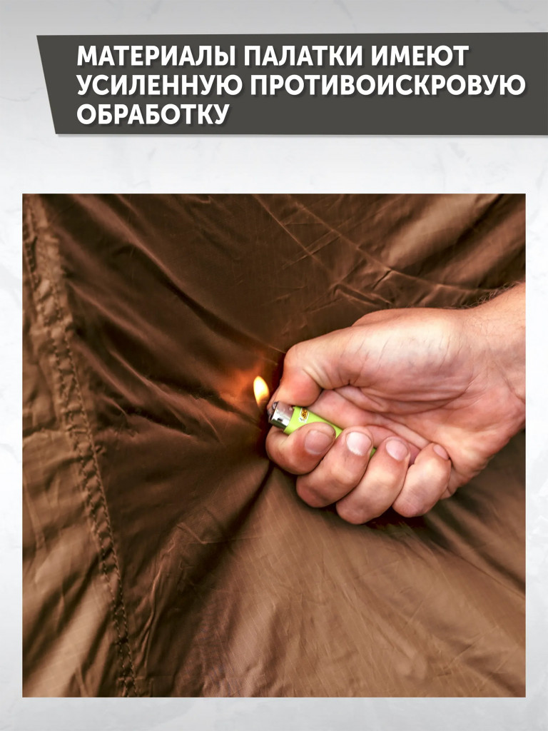 Палатка Talberg FANTOM 2-3 PRO трехместная туристическая экстремальная, алюминиевый каркас, двухслойная