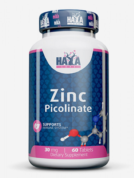 Цинк пиколинат HAYA LABS 30 мг 60 таблеток