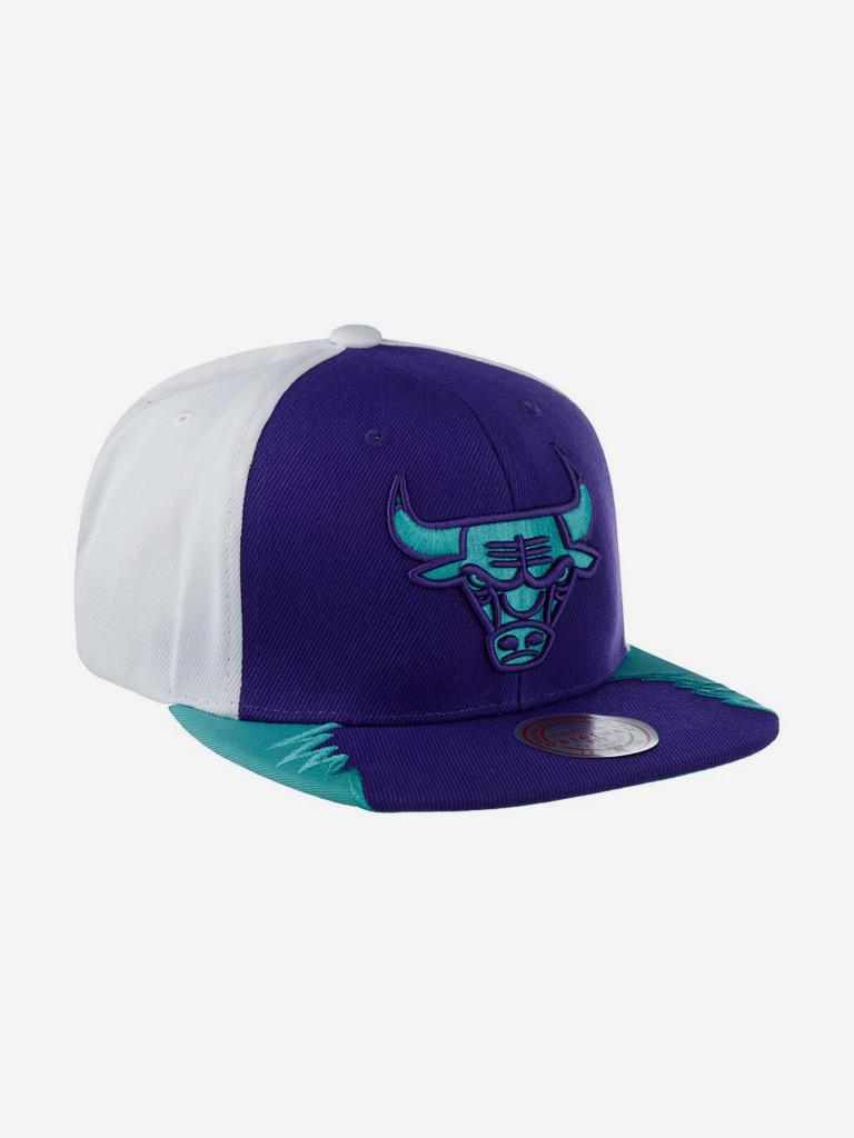 Бейсболка с прямым козырьком MITCHELL NESS HHSS1102-CBUYYPPPPURP Chicago Bulls NBA (фиолетовый)