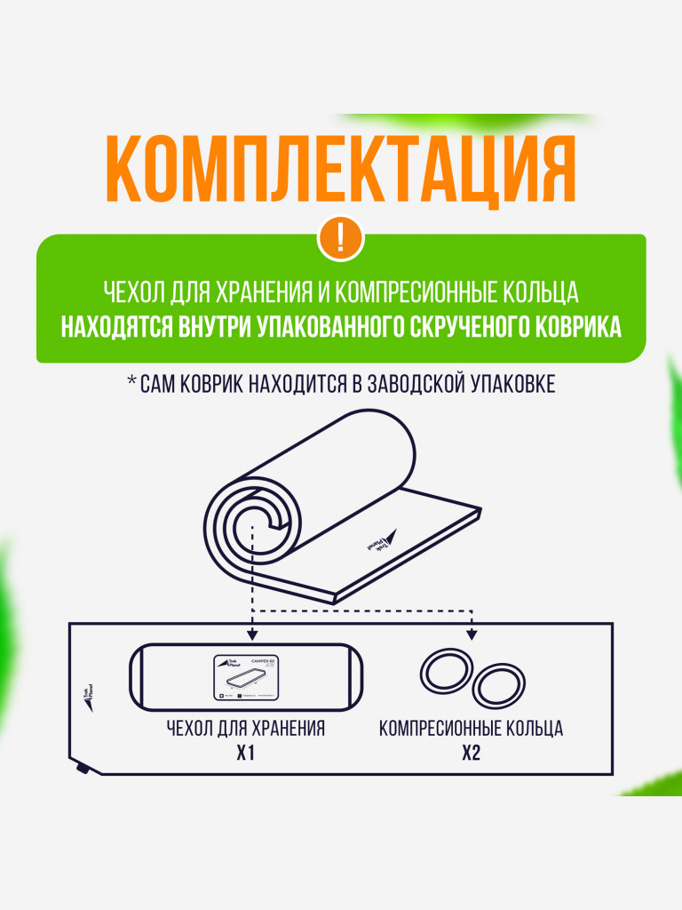 Коврик для пикника Trek Planet Relax 70 Grey