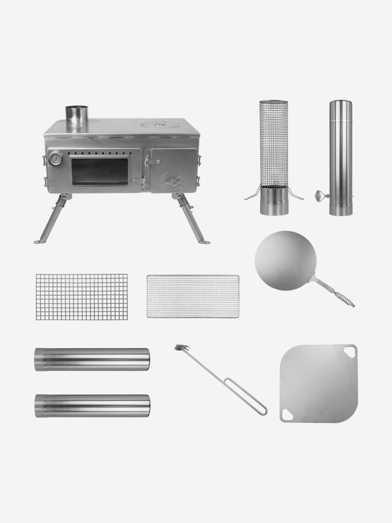 Походная печь Winnerwell Woodlander Pizza Stove Large, нерж. ст. AISI 304