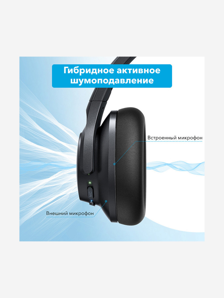 Наушники беспроводные SOUNDCORE Q20+ A3045 черный