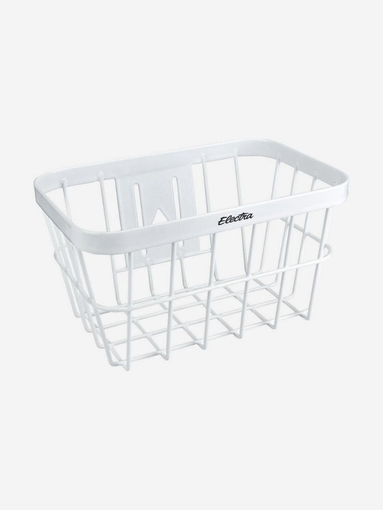 Корзина для велосипеда Electra Small Wired Headset Mount Basket White