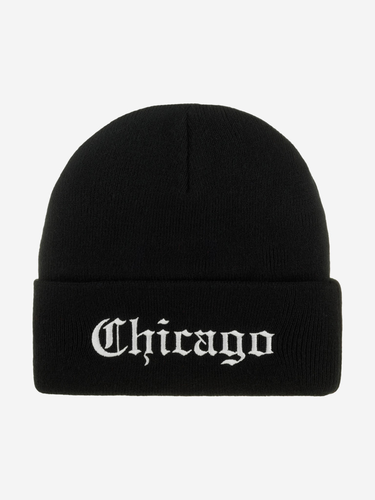 Шапка с отворотом MITCHELL NESS KN63ZChicago (черный)
