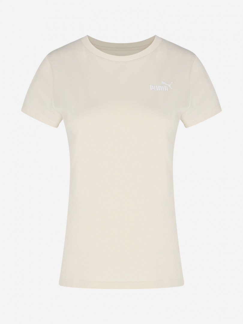 Футболка женская PUMA Ess Small No 1 Logo Бежевый 1499₽