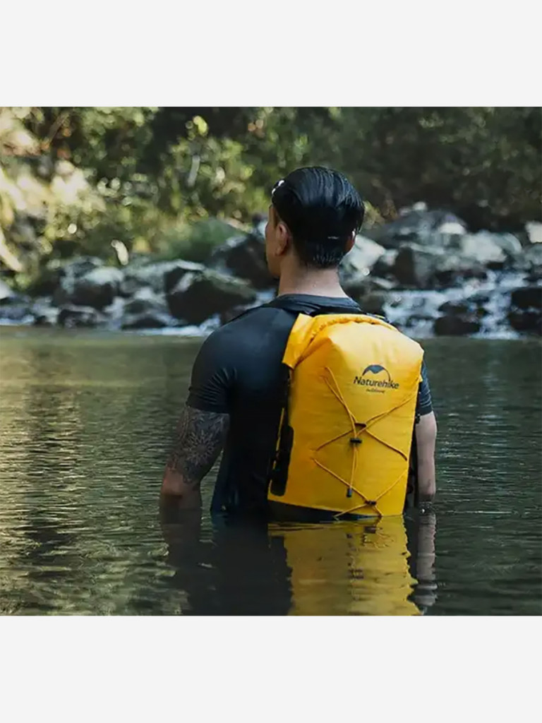 Рюкзак туристический Naturehike 40л, ПВХ, хаки