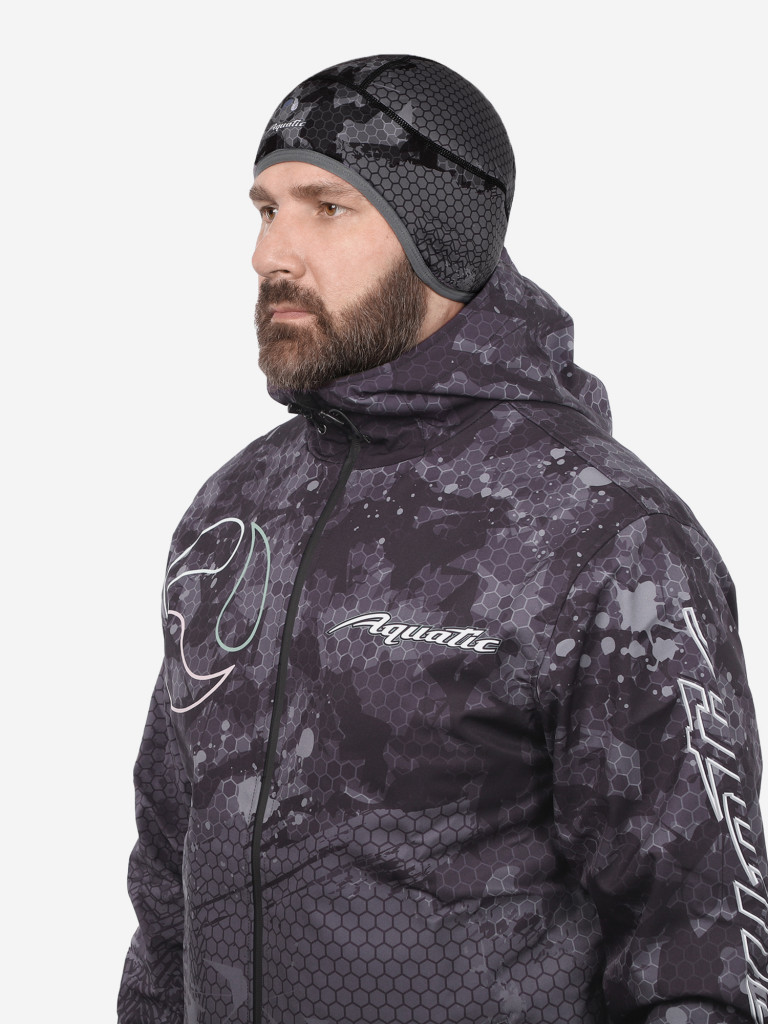 Шапка теплая softshell с флисом Aquatic Шф-10