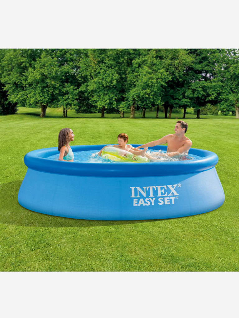 Бассейн надувной Intex Easy Set, 305х76 см, голубой