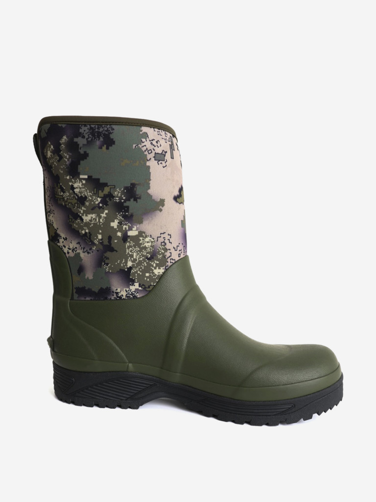 Охотничьи неопреновые средние сапоги PRIDE Protect (Протект) Уральский лес