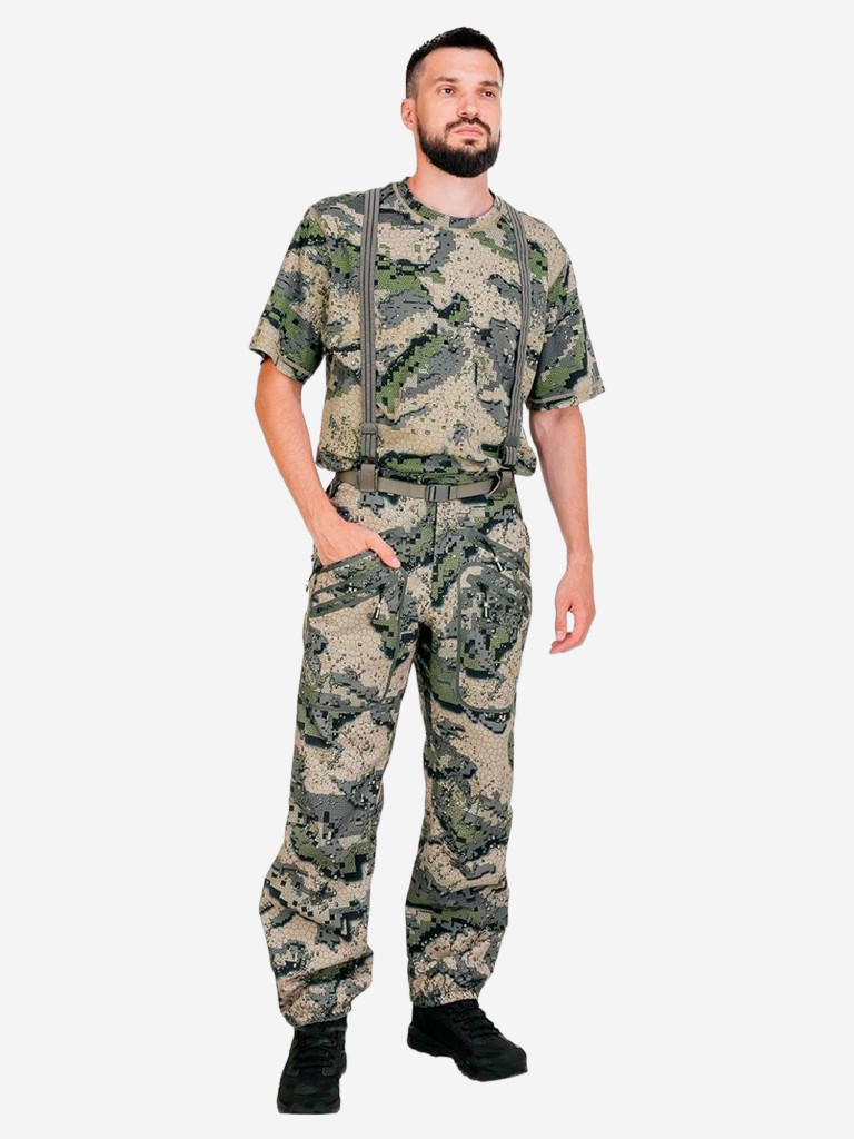 Костюм демисезонный Nisus Phantom (куртка+брюки) для рыбалки и охоты