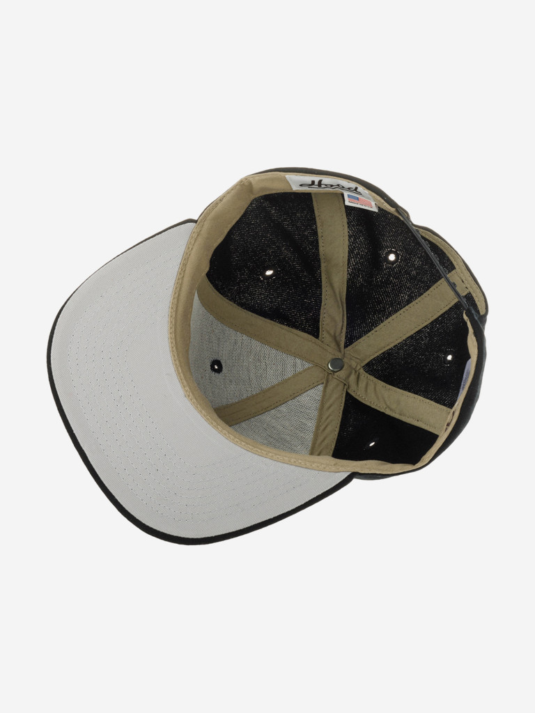 Бейсболка с прямым козырьком HOOD 112-MWL020-CA010-BK Bel Air Interlock (черный)