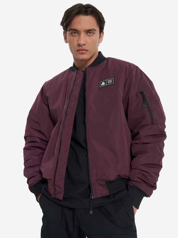 Куртка утепленная мужская Kappa арт. 130048 черный цвет — купить за 7499 руб., отзывы в интернет-магазине Спортмастер