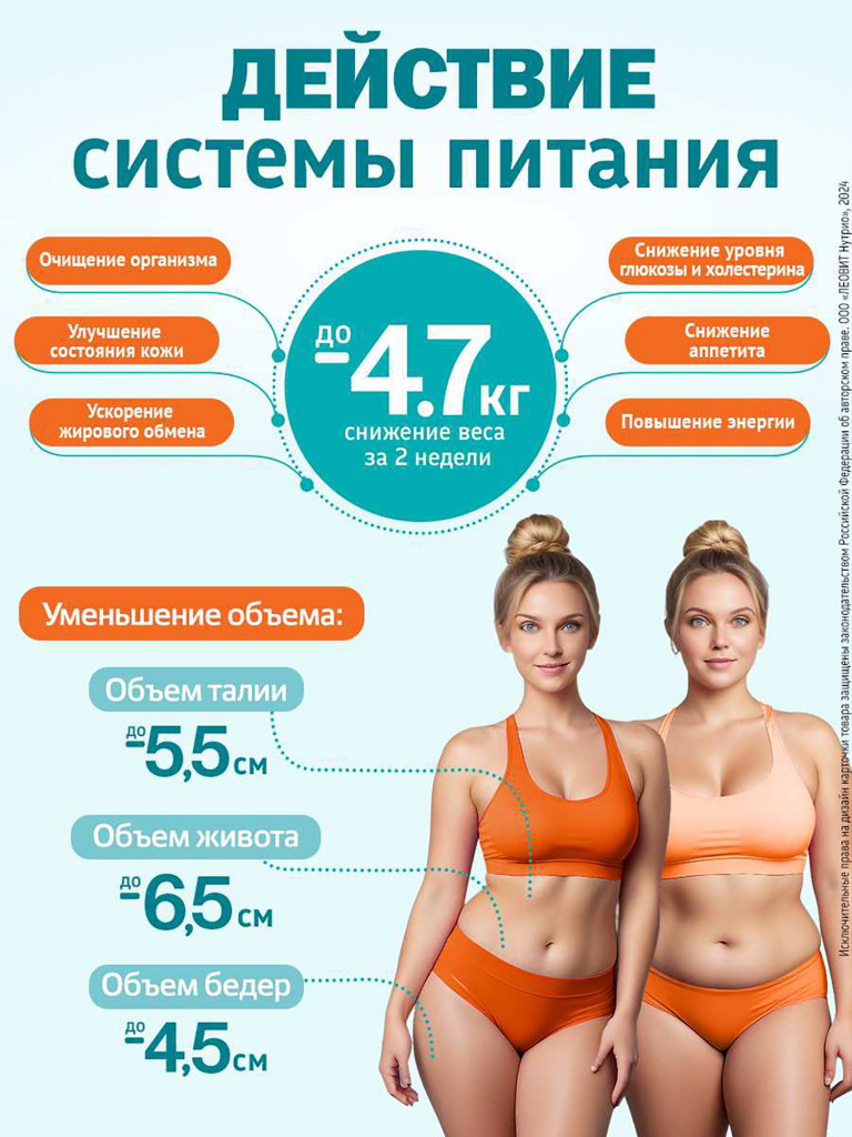 Русская диета диетического питания ЛЕОВИТ Кейс