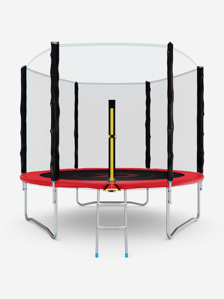 Батут DFC PELPO 8 футов с сеткой RED