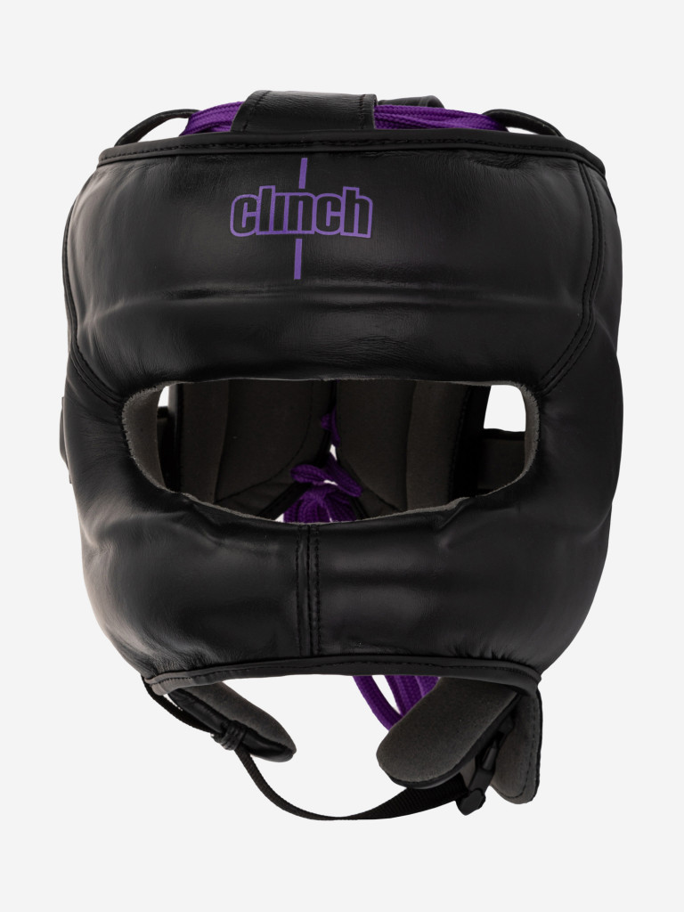 Шлем боксерский с бампером Clinch Undefeated черный