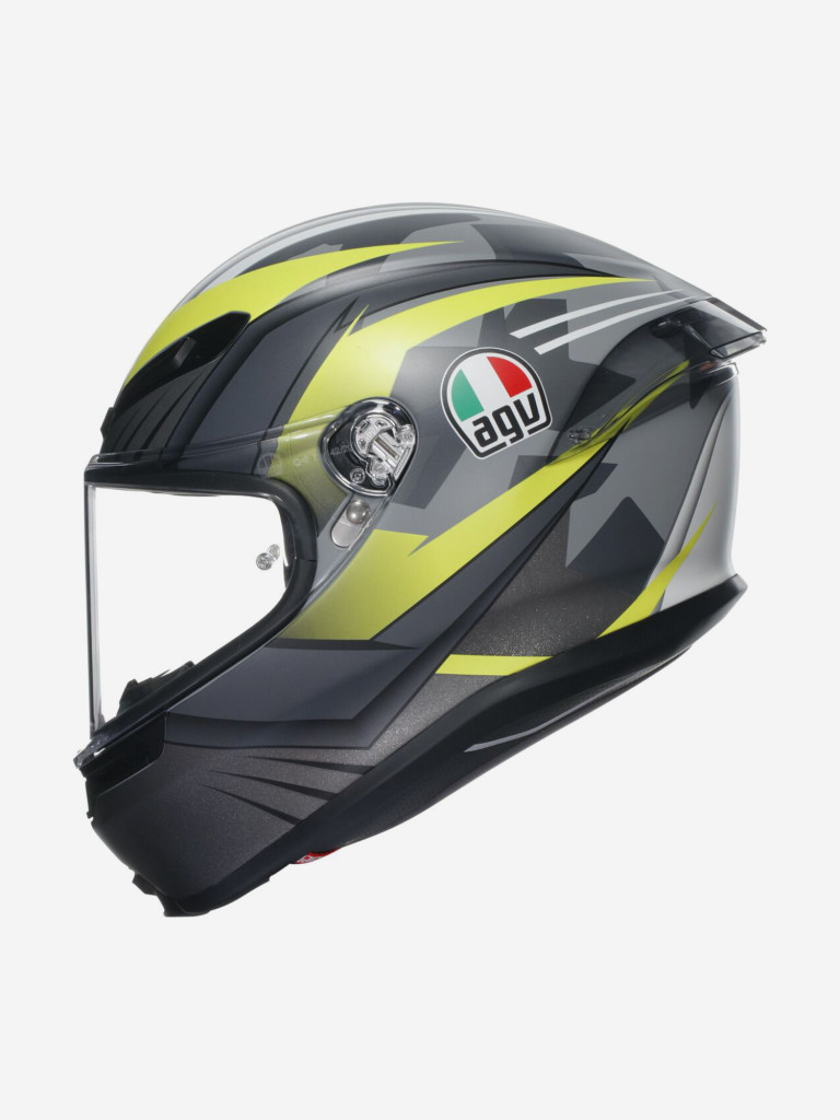 Мотошлем интеграл AGV K6 S E2206 MPLK Excite Matt Camo/Yellow Fluo