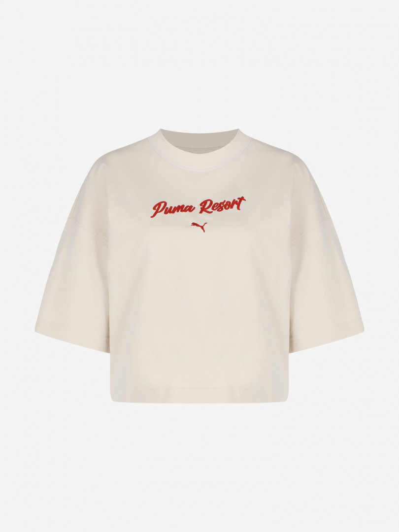 Футболка женская PUMA Premium Ess Бежевый 3999₽