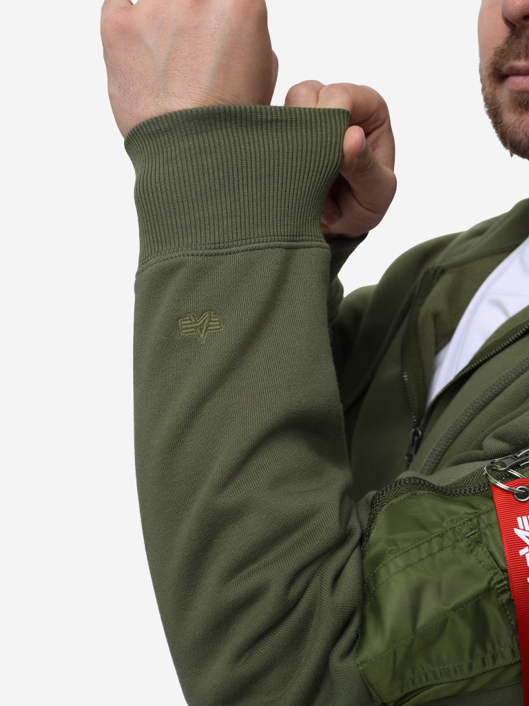 Толстовка с капюшоном на молнии Utility Pocket Full Zip Up Alpha Industries