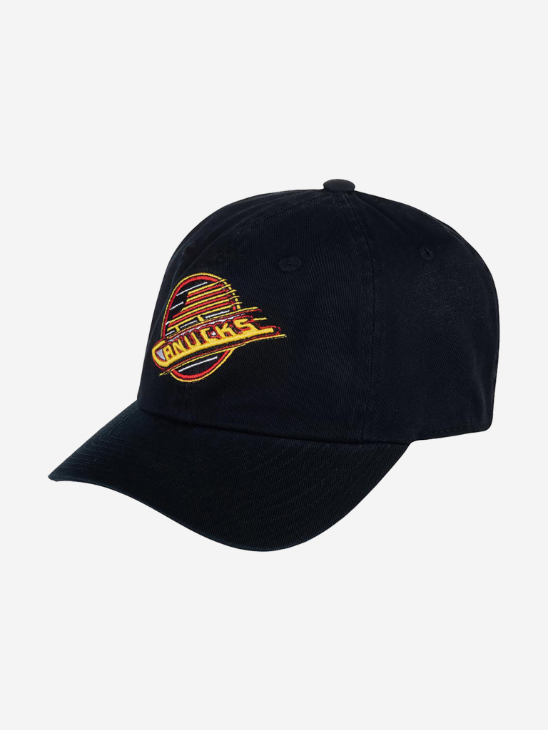 Бейсболка AMERICAN NEEDLE 40742B-VAC Vancouver Canucks Blue Line NHL (черный)