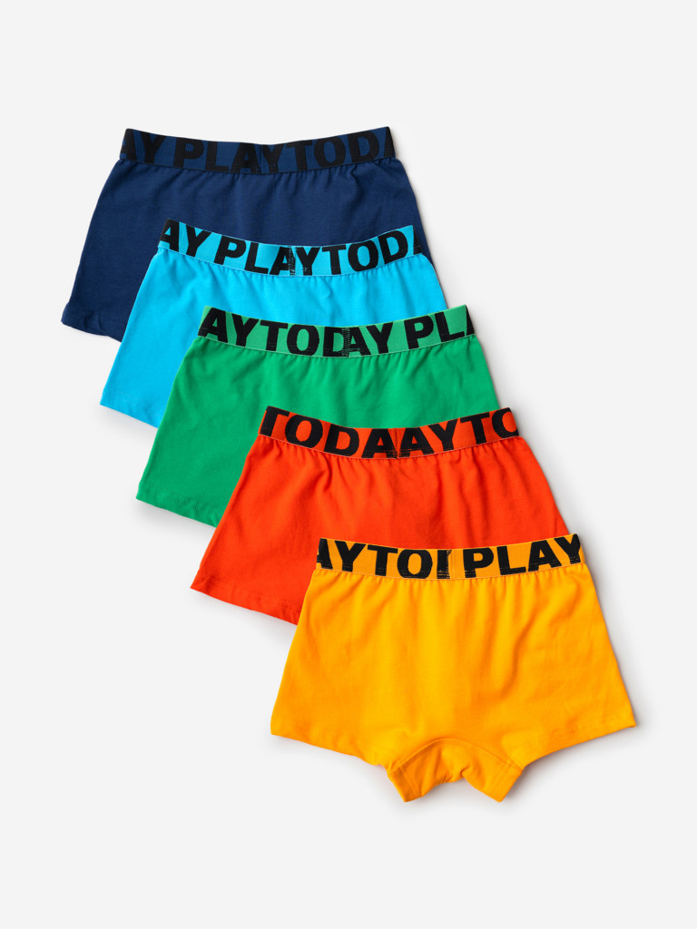Трусы для мальчиков - боксеры, 5 шт PlayToday