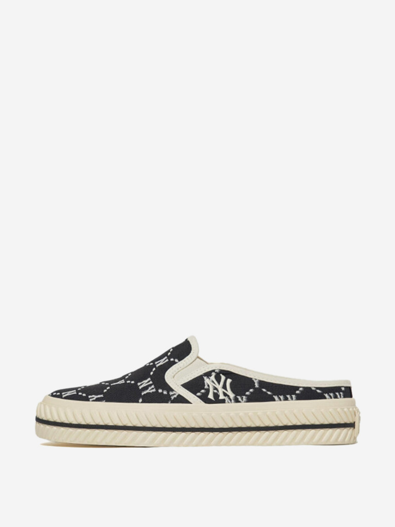 Слипоны низкие MLB Playball Mule Черные