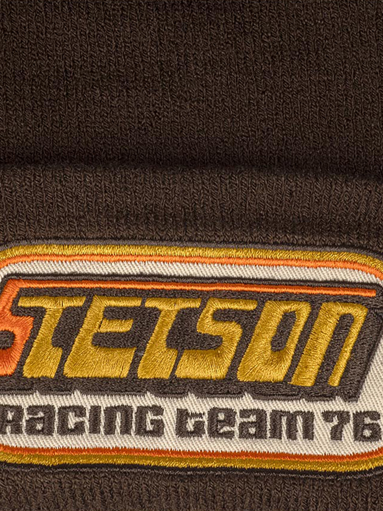 Шапка с отворотом STETSON 8599109 BEANIE RACING (коричневый)