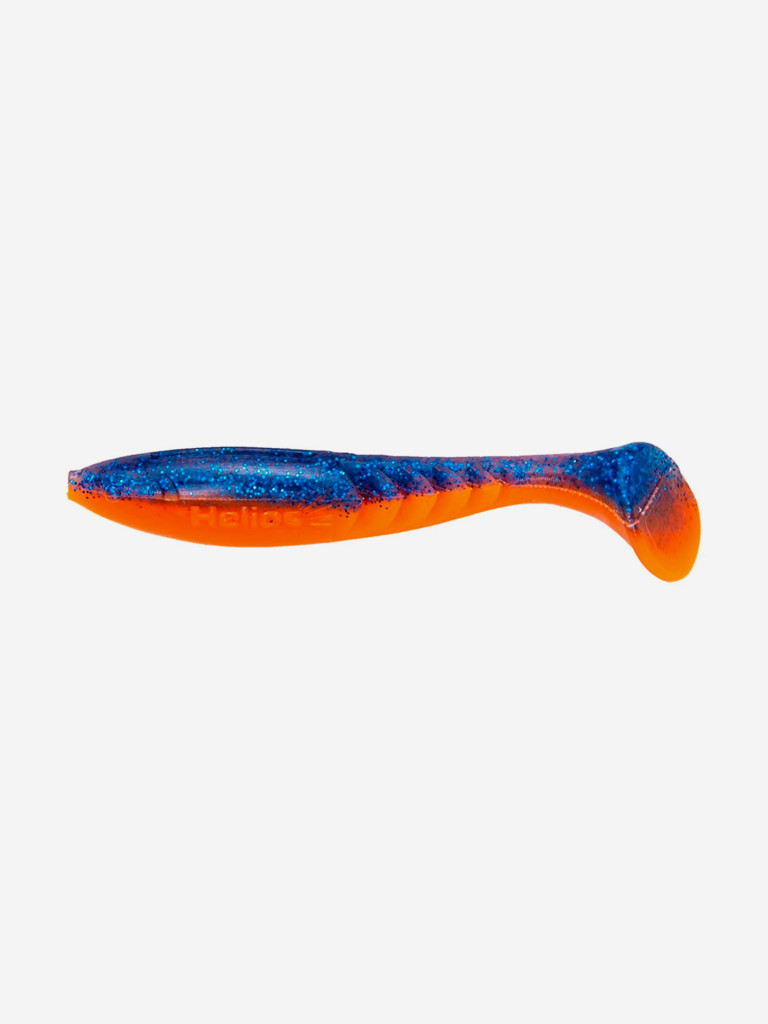 Мягкая приманка Helios Slash, 2,64'' / 6,7 см, Star Blue & Orange, 10 шт (HS-19-044)